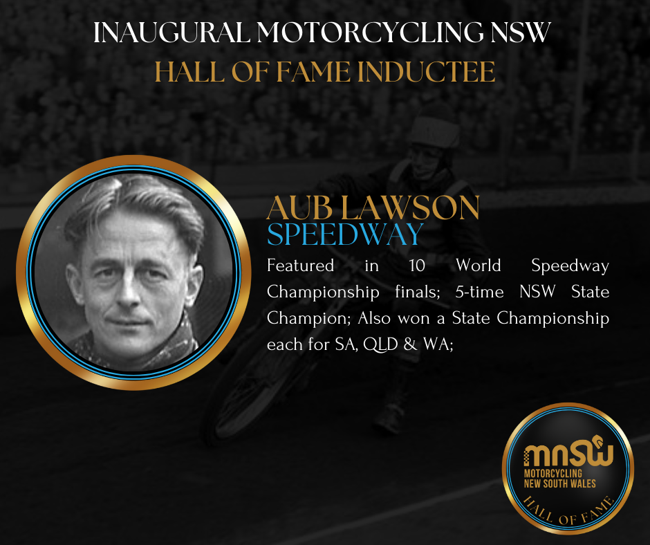 MNSW Hall of Fame Announcements - Aub Lawson
