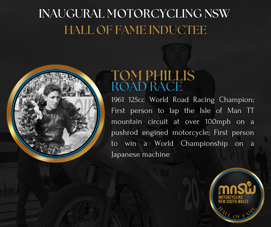 MNSW Hall of Fame Announcements - Tom Phillis